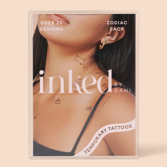 💜 Inked by Dani Temporary Tattoos Zodiac Pack: Air Signs - NWT - Picture 4 of 6